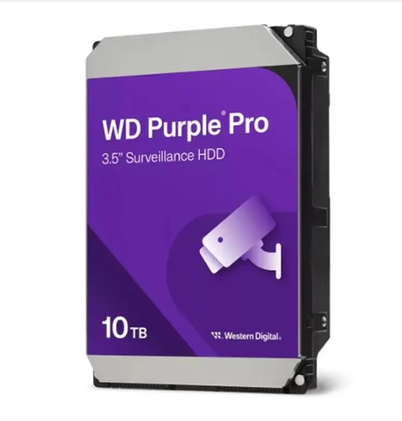 10TB WD Purple SATA 6Gb/s 512MB DV 7x24 WD102PURP ürün görseli 1