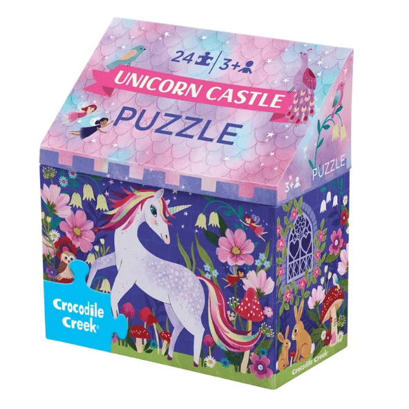 Crocodile Creek Puzzle - 24 Parça - Unicorn Kalesi ürün görseli 1