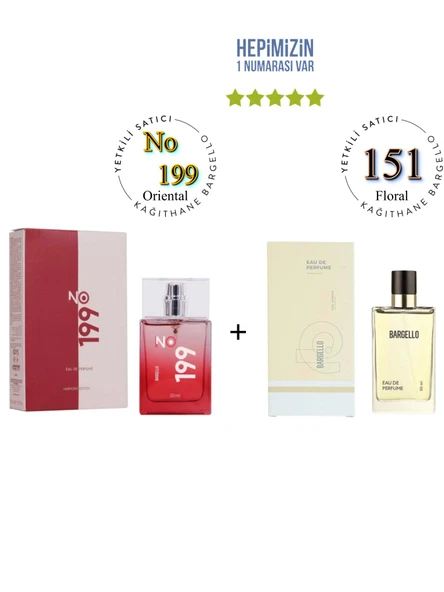 No: 199 + 151 Unisex / Kadın Parfüm Edp 50 ml Oriental / Floral - Mnms199151 ürün görseli 1