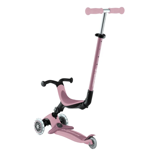 Globber Go Up Active Ecologic Işıklı Scooter - Berry - Resim 3