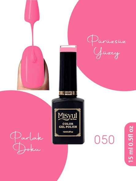 Misyul UV Led Kalıcı Oje Nail Art 15 ml 050 ürün görseli 1