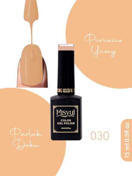 Misyul UV Led Kalıcı Oje Nail Art 15 ml 030 ürün görseli 1