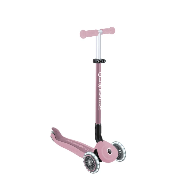 Globber Go Up Active Ecologic Işıklı Scooter - Berry - Resim 4