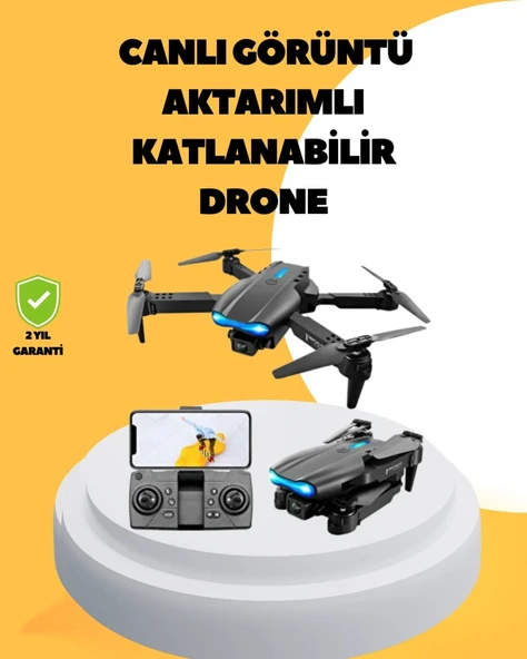 Wifi Fpv Canlı Görüntü Aktarımlı Katlanabilir Drone ürün görseli 1
