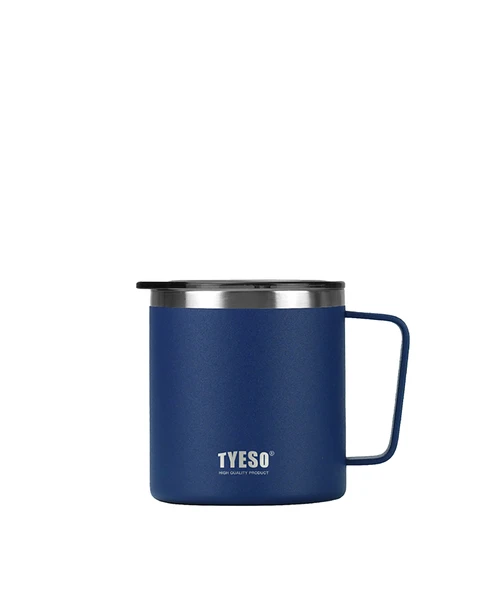 Tyeso Silviya Mug Vakumlu Paslanmaz Çift Duvarlı Termal Kapaklı 400ML ürün görseli 1
