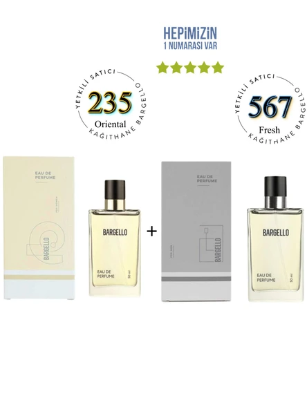 235 + 567 Kadın / Erkek Parfüm Edp 50 ml Oriental / Fresh - Mnms235567 ürün görseli 1