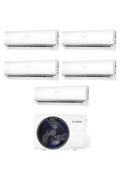 Bosch Multi Split Inverter Klima 42000 Btu 1 Dış  5 Iç Ünite 12000  12000  12000 12000  12000 Btu ürün görseli 1