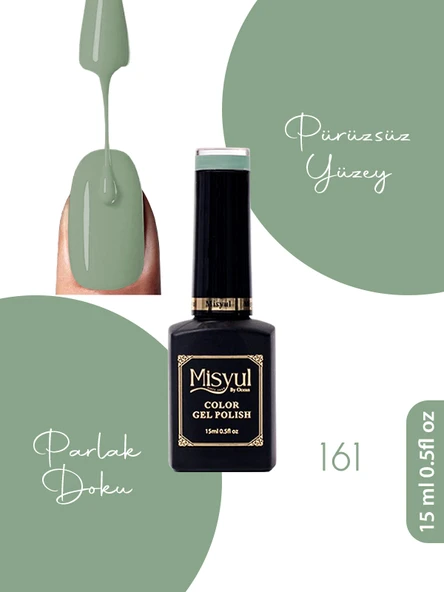 Misyul UV Led Kalıcı Oje Nail Art 15 ml 161 ürün görseli 1