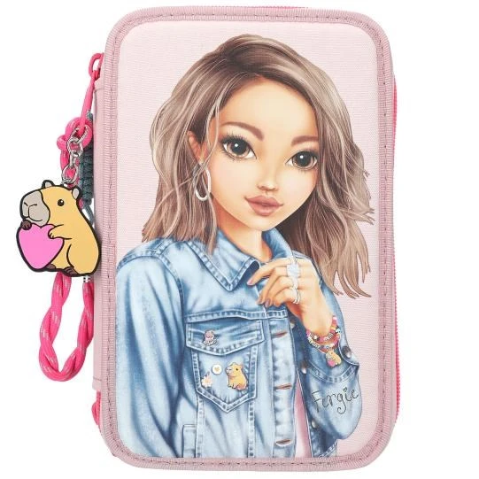 Topmodel Triple Pencil Case İçi Dolu Kalem Kutu Capybara ürün görseli 1