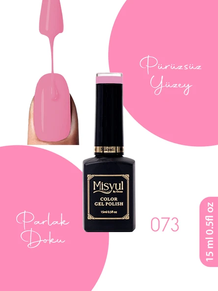 Misyul UV Led Kalıcı Oje Nail Art 15 ml 073 ürün görseli 1