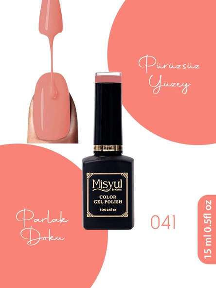Misyul UV Led Kalıcı Oje Nail Art 15 ml 041 ürün görseli 1