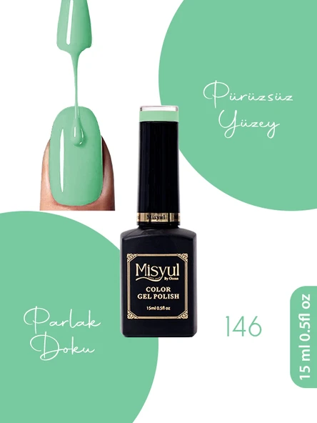 Misyul UV Led Kalıcı Oje Nail Art 15 ml 146 ürün görseli 1