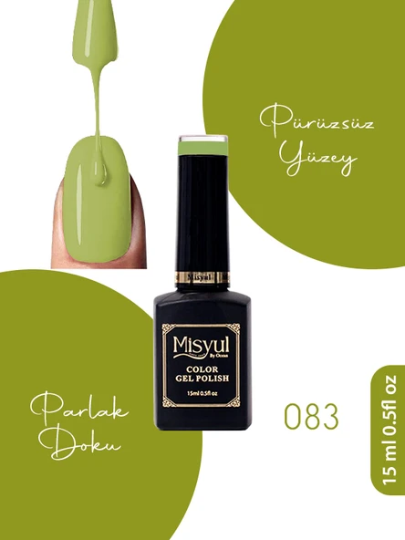Misyul UV Led Kalıcı Oje Nail Art 15 ml 083 ürün görseli 1