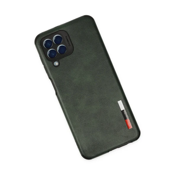 Samsung Galaxy M33 Kılıf Loop Deri Silikon - Yeşil - Resim 2