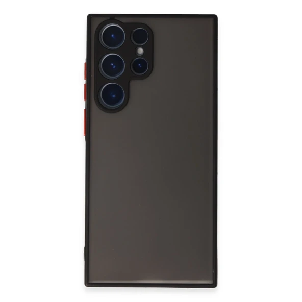 Samsung Galaxy S23 Ultra Kılıf Montreal Silikon Kapak - Siyah ürün görseli 1