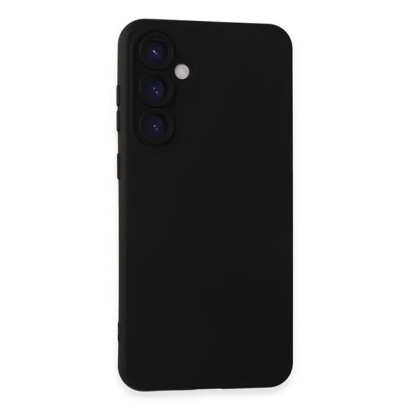 Samsung Galaxy S24 Plus Kılıf Nano İçi Kadife Silikon - Siyah ürün görseli 1