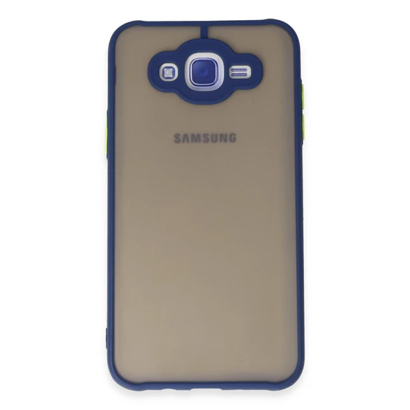 Samsung Galaxy J7 Kılıf Montreal Silikon Kapak - Lacivert ürün görseli 1
