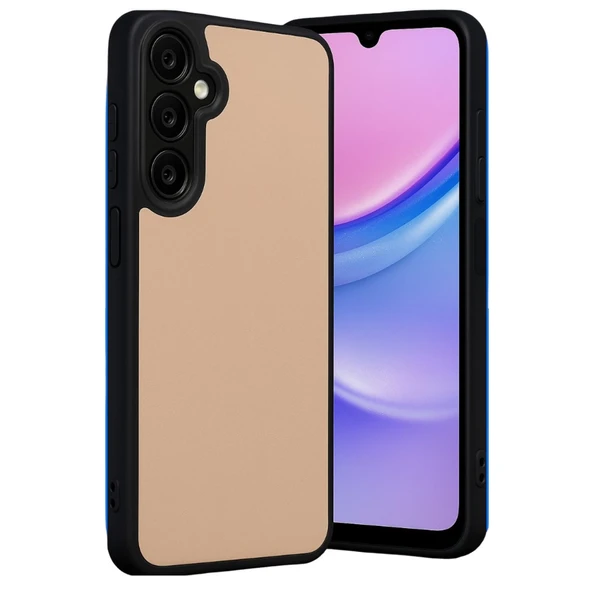 Samsung Galaxy A26 Kılıf Aras Deri Kapak - Pudra ürün görseli 1
