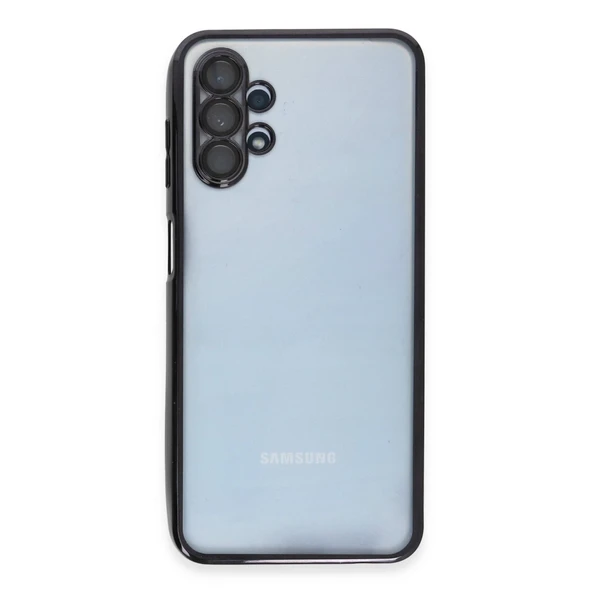 Samsung Galaxy A13 4g Kılıf Lensli Silikon - Siyah ürün görseli 1
