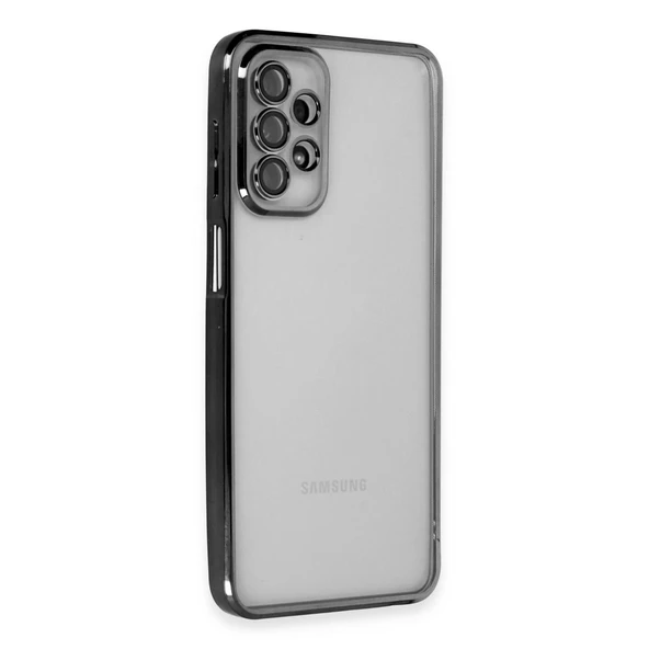 Samsung Galaxy A23 4g Kılıf Lensli Silikon - Siyah ürün görseli 1
