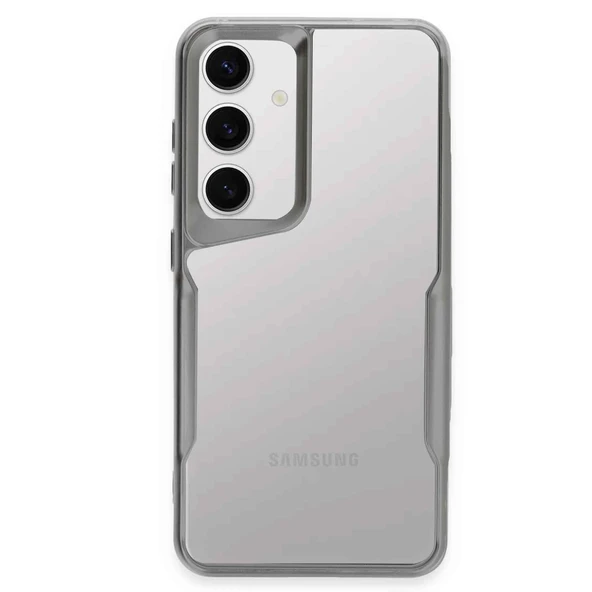 Samsung Galaxy S24 Kılıf Boyi Silikon Kapak - Gümüş ürün görseli 1