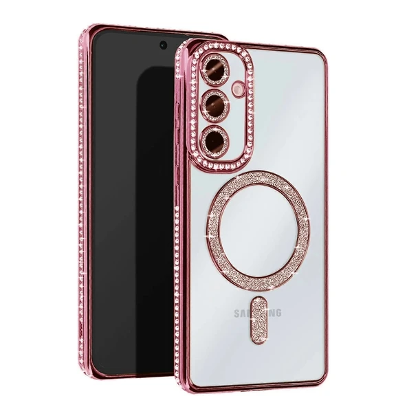 Samsung Galaxy A25 5g Joke Simli Magneticsafe Kılıf - Pembe ürün görseli 1