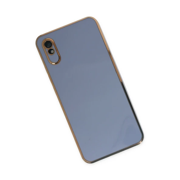 Redmi 9a Kılıf Volet Silikon - Mavi - Resim 2