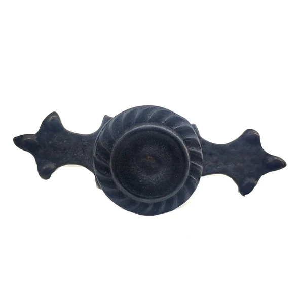 Antika Tarz Dekoratif Pirinç Çizgili Düğme - 35x100 Mm, Büyük, Oksit ürün görseli 1