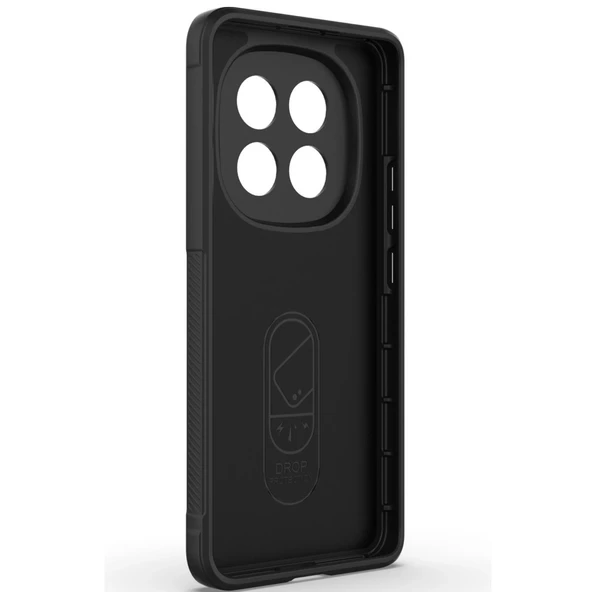 Redmi Note 14 Pro 5g Kılıf Optimum Silikon - Siyah - Resim 3