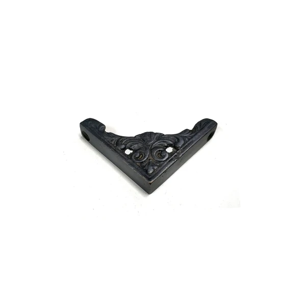 Antika Tarz Dekoratif Pirinç Köşe Süsü - 58x58 Mm, Oksit ürün görseli 1