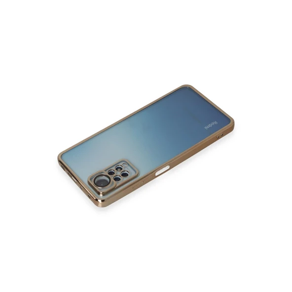 Redmi Note 11 Pro Kılıf Lensli Silikon - Gold - Resim 3