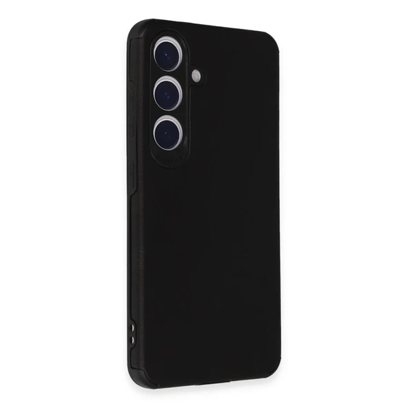 Samsung Galaxy S24 Kılıf Loop Deri Silikon - Siyah - Resim 2