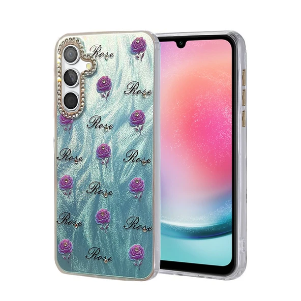 Samsung Galaxy A24 4g Kılıf Blade Aynalı Desenli Kapak - Desen 9 ürün görseli 1