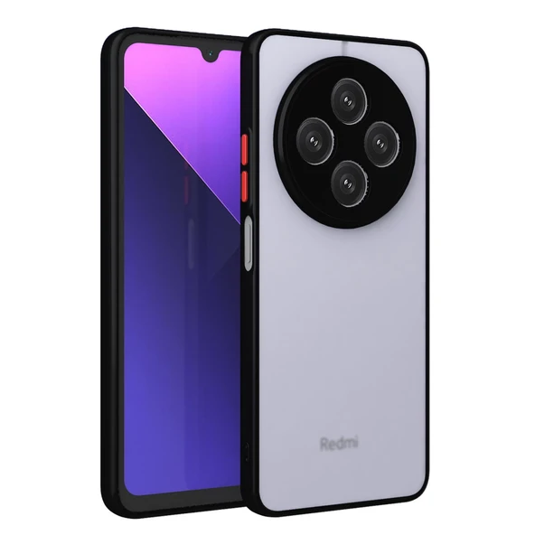 Redmi 14c Kılıf Montreal Silikon Kapak - Siyah ürün görseli 1