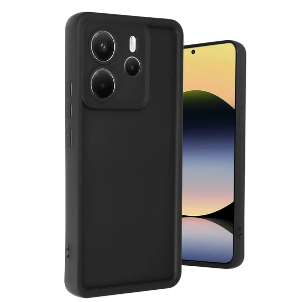 Redmi Note 14 4g Kılıf Viera Silikon - Siyah ürün görseli 1