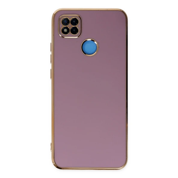 Redmi 9c Kılıf Volet Silikon - Mor - Resim 2