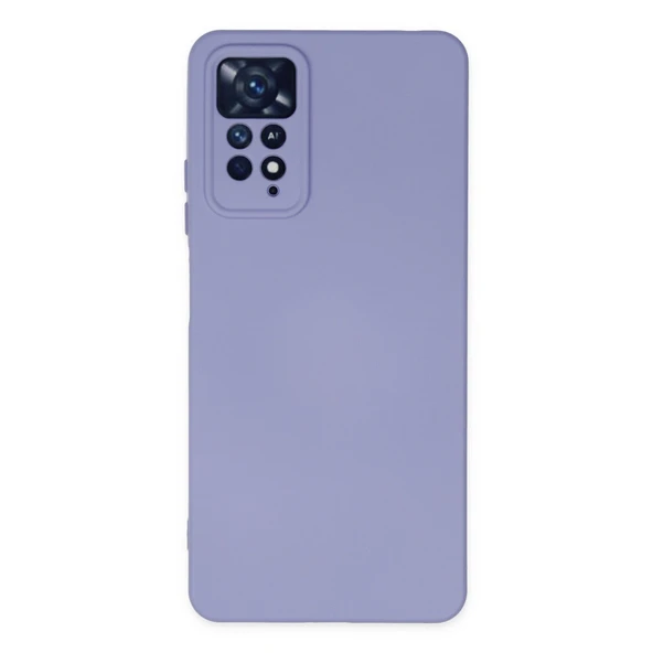 Redmi Note 11 Pro Kılıf Nano İçi Kadife Silikon - Lila ürün görseli 1