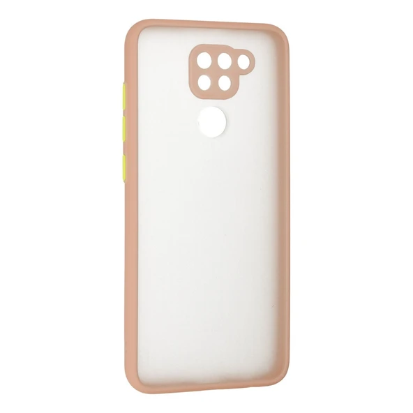 Redmi Note 9 Kılıf Montreal Silikon Kapak - Pembe - Resim 3