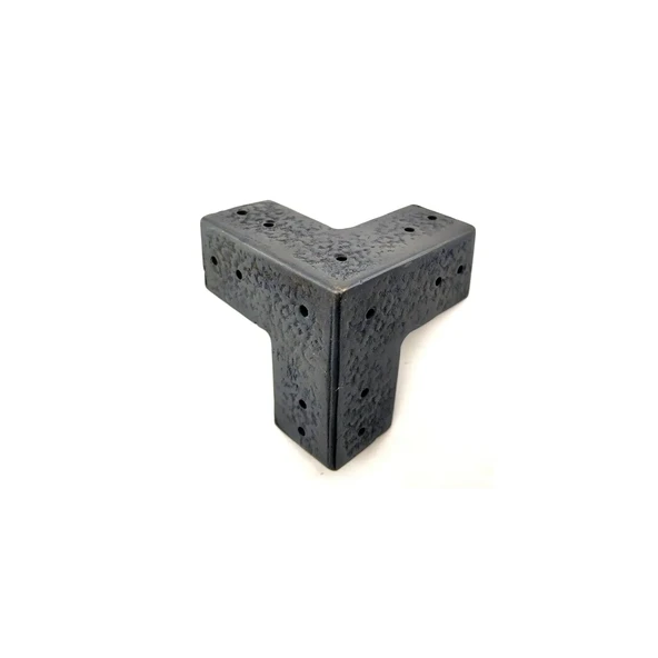Antika Tarz Dekoratif Pirinç Köşe Gönye - 68x68 Mm, Oksit ürün görseli 1