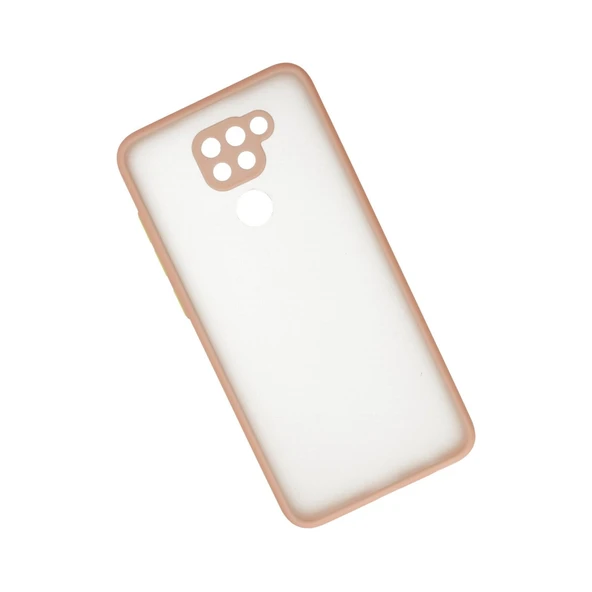 Redmi Note 9 Kılıf Montreal Silikon Kapak - Pembe - Resim 2