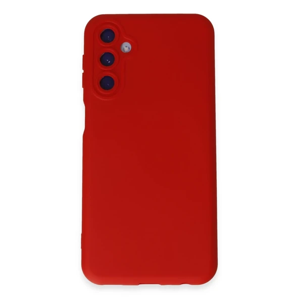 Samsung Galaxy M14 5g Kılıf Nano İçi Kadife Silikon - Kırmızı ürün görseli 1