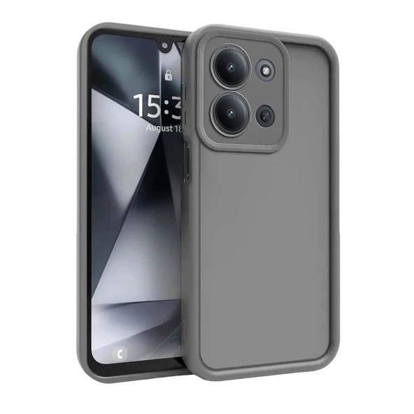 Redmi 15c 4g Viera Silikon - Gri ürün görseli 1