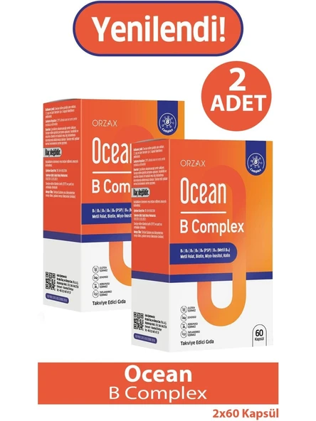 Ocean B Complex 60 Kapsül 2 Adet ürün görseli 1