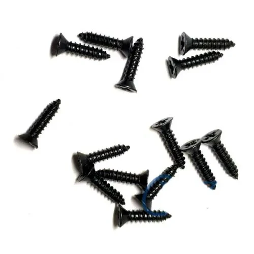 Klips, Menteşe, Ayak, Ağaç, Sunta Vidası 2,2x9,5mm - Siyah 100 Adet ürün görseli 1