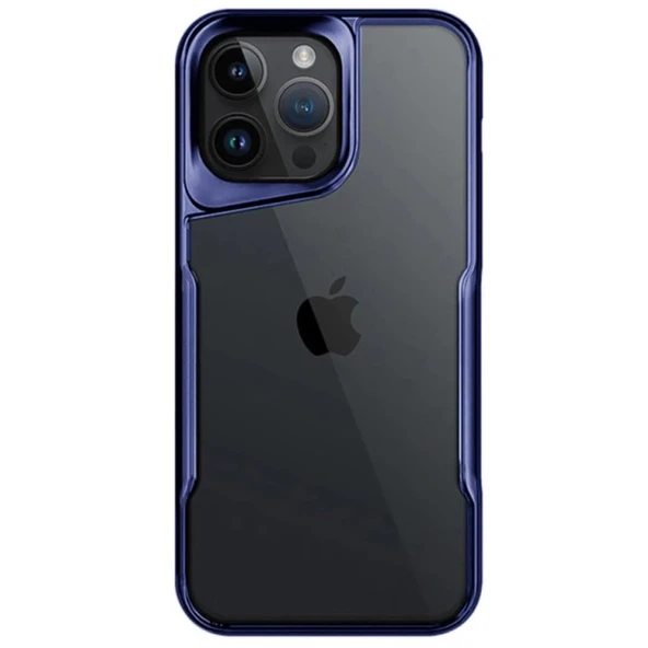 İphone 15 Pro Max Kılıf Boyi Silikon Kapak - Lacivert ürün görseli 1