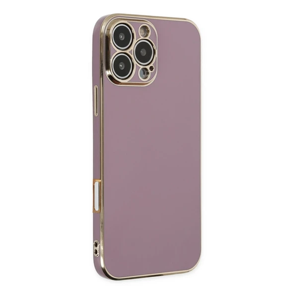 İphone 16 Pro Max Kılıf Volet Silikon - Mor ürün görseli 1