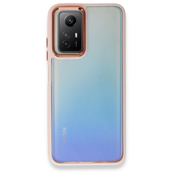 Redmi Note 12s Kılıf Dora Kapak - Pudra - Resim 2