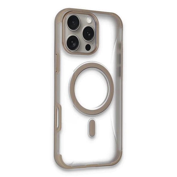 Joko İphone 16 Pro Max Hilton Magsafe Kapak - Gold ürün görseli 1