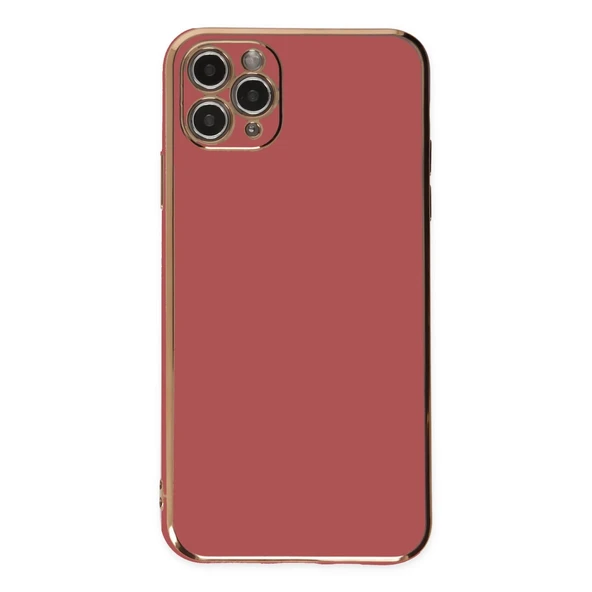 İphone 11 Pro Max Kılıf Volet Silikon - Kırmızı - Resim 2