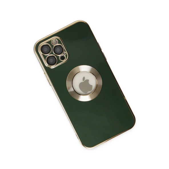 İphone 12 Pro Max Kılıf Store Silikon - Yeşil - Resim 3